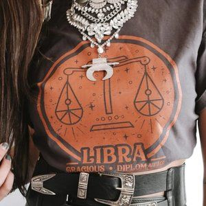 Libra Side Slit T-Shirt